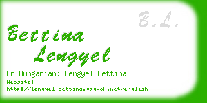 bettina lengyel business card